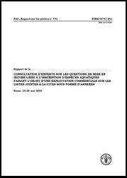 FAO, Rapport sur les p&ecirc;ches n&deg; 741